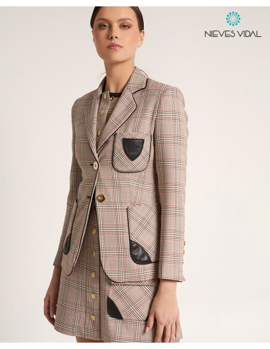 BLAZER CUADROS HIGHLY PREPPY